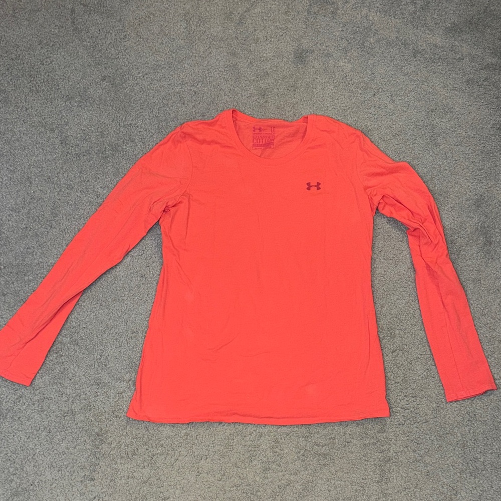 Under Armour Women's Charged Cotton Long Sleeve Tee
